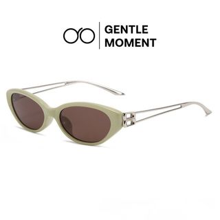 Kính râm mắt mèo gọng kim loại chống tia UV GENTLE MOMENT kính mát thời trang nam nữ cao cấp phong cách GMT602