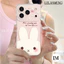 Ốp Lưng Cho IPhone 14 16 15 17 11 12 13 Pro Max 17AIR 7 8 14 16 15 Plus X XR Max Bìa có họa tiết thỏ trắng tai to