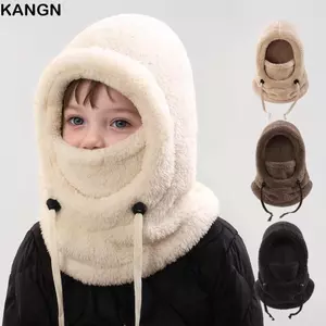 Khăn quàng cổ một mảnh KANGN, Mũ Balaclava chống gió sang trọng, Mũ trẻ em ấm áp Unisex