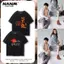 Năm Người Ban Nhạc Áo Thun Nữ Tay Ngắn Nam Nữ Mùa Hè Nguyên Chất Cotton Album Cùng Phong Cách Ngoại Vi Quạt Hát Người Hâm Mộ Nửa Tay Hợp Thời Trang