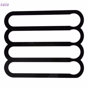 Giá đỡ viên nang treo tường SAIA, Giá đựng viên nang cà phê bằng nhựa bền 14x11,75 inch, Giá đỡ cà phê gắn ngang dọc màu đen / trắng được áp dụng sẵn Dải dính chắc chắn Giá đỡ cà phê treo tường