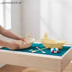 SRVN Mô hình thuyền câu cá bằng nhựa thu nhỏ 1 Bộ mô phỏng Nhà búp bê Phụ kiện đồ chơi DIY cho cảnh chơi.