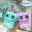 Phổ Biến Gấu Trúc Giải Nén Pinch Nhạc Móc Khóa Mắt Lớn Dễ Thương Vui Vẻ Silicone Mặt Dây Chuyền Sinh Viên Schoolbag Mặt Dây Chuyền