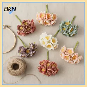 B & N Hoa Nhân Tạo Trang Trí Phòng Nhà Lụa Stamen Plum Bossom Lễ Hội Trang Trí Hoa Vòng Hoa Đám Cưới Ngày Lễ Tiếp Liệu Quà Tặng.
