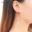 AqToCna 1 Cặp Bông Tai Sen Tinh Tế Độc Đáo Hoa Hồng Thanh Lịch Bất Đối Xứng Thả Bông Tai Dành Cho Nữ VintageJewelry Phụ Kiện AqToCna