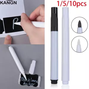 KANGN 1 / 5 / 10 Chiếc Bút Vẽ Bảng Đen Windows Kim Loại Nhựa Bảng Phấn