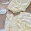Bộ Đồ Ngủ Nữ Quần Dài Tay Mùa Xuân Thu Bộ Đồ Màu Trơn Cotton Yunduo Có Đệm Ngực Áo Ngực Miễn Mặc Đồ Mặc Ở Nhà