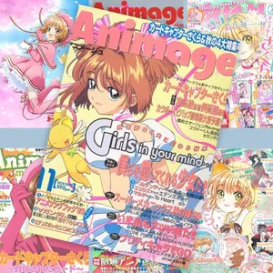 Đa dạng Sakura Poster Lớn Phong Cách Nhật Bản Anime Hàng Hóa Tạp Chí Poster Phòng Ngủ Tường Nền Trang Trí Dán Tường 6.15