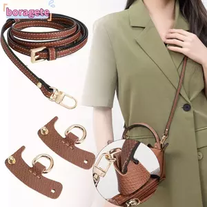 BORAGETE Dây da thật Thay thế thời trang Khóa treo biến hình cho Longchamp