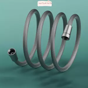 Ống tắm ITRUMPET 1,5 / 2 mét, Ống tắm cầm tay giao diện đa năng GI / 2, Vòi sen cầm tay cầm tay áp suất cao bền bỉ Chống cuộn dây Vòi tắm linh hoạt Phụ kiện phòng tắm ống Nylon