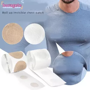 BORAGETE 100 Chiếc Nắp Núm Vú Nam, Miếng Dán Ngực Chống Mồ Hôi Chống Thấm Nước, Thân Thiện Với Da Có Thể Tái Sử Dụng Miếng Dán Ngực Thoáng Khí Không Dấu Vết Hoạt Động Ngoài Trời