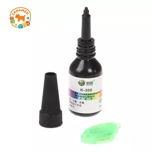 CANAMEK 10ml Keo UV Chữa Keo K-300 Kính Pha Lê Trong Suốt Có Đèn Pin CSF