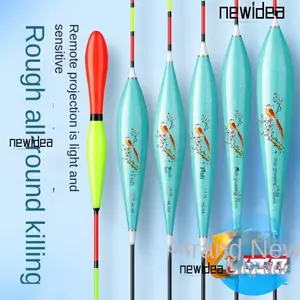 NEWIDEA Phao Bobbers, Đuôi Tam Giác Trượt Ống Trôi Mồi Câu Cá Phao, 2024 Chỉ Báo Nhạy Cảm Phao Câu Cá Bắt Mắt Câu Cá
