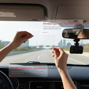 PET Tĩnh điện Dashcam Stier Bảo vệ kính chắn gió Thiết kế tái sử dụng Đẹp
