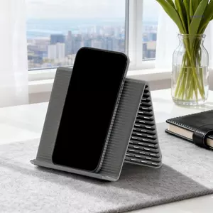 SUIT Giá đỡ điện thoại có thể gập lại nhẹ Giá đỡ điện thoại silicon linh hoạt cho máy tính bảng Laptop Vị trí an toàn