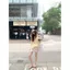 Áo thun dài tay không dây màu vàng Dopamine phong cách Hàn Quốc dành cho nữ mùa hè Áo sơ mi mỏng dáng rộng
