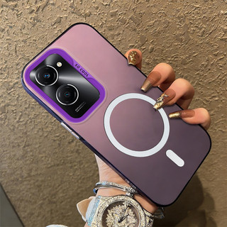 Ốp Lưng Cho XIAOMI POCO X7 PRO POCO X7 2025 Vỏ Điện Thoại Vỏ Cứng Chống Sốc Thiết Kế Mới Thẩm Mỹ Mờ Từ Tính Cho Bé Gái Màu Tím Dễ Thương CYBS3