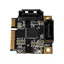 Btsg Để Bàn Mini PCIE Sang 2 Cổng SATA3 0 Adapter Card 6Gbps ASM1061 Chip Để Bàn Truyền Dữ Liệu Thẻ Chuyển Đổi Cho PC