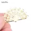 AqToCna 100 Chiếc Hoa Filigree Phụ Kiện DIY Kim Loại Thủ Công Đầu Nối Để Làm Đồ Trang Sức AqToCna