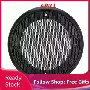Apill Vỏ loa bảo vệ chắc chắn 4inch 2 chiếc cho loa nhỏ ô tô - SilverBlack (Đen + Đen)