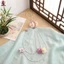 Mặt dây chuyền hoa Hanfu với tua rua ngọc trai dài giả cho nữ Trang phục Hanfu phong cách Trung Quốc mới