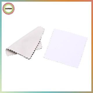 SAFENH 50 Chiếc Bạc Đánh Bóng Vải Lau Trang Sức Vải Làm Sạch Chống Mài Mòn Dụng Cụ VN