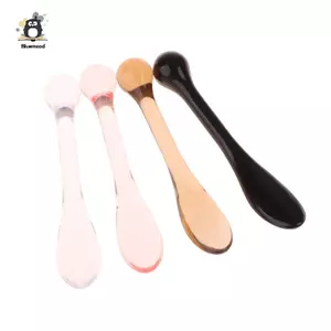 1 / 3 Thìa Mỹ Phẩm Acrylic Muỗng Có Hộp Mặt nạ Kem Bùn Trộn Thìa Dụng Cụ Làm Đẹp Thấm Hút Con Lăn Facial Applicator Mới