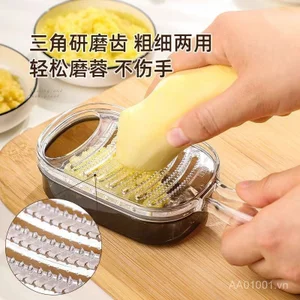 Máy Xay Tỏi Gừng Hướng Dẫn Sử Dụng Gia Đình Minced Nước Gừng Minced Tỏi Yam Dụng Cụ Thực Phẩm Bổ Sung Máy Xay Tỏi Kèm Hộp Đựng TQHY