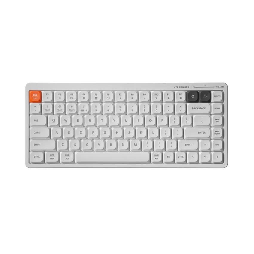 Bàn phím không dây HyperWork SilentKey Mini HPW-TS01M - Bảo Hành Chính Hãng 12 Tháng