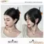 CPINCP 2 Cái / bộ Nổ Giả, Phần Mở Rộng Tóc Tự Nhiên Siêu Nhẹ, Kẹp Viền Bên Vô Hình Thời Trang Cho Nữ
