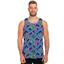 Bộ lạc Aztec 3D Tank Top Nam, Áo Vest không tay dạo phố mát mẻ, thời trang cổ điển mềm mại thoáng khí