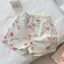 Phong cách mới mùa hè phong cách mỏng (80-170) Phiên bản Hàn Quốc Bé gái Màu be giản dị Bán chạy Quần nóng thời trang in hình tình yêu