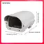 Vỏ camera an ninh Vỏ camera quan sát Vỏ bảo vệ Vỏ máy ảnh ngoài trời Vỏ bảo vệ Vỏ máy ảnh ngoài trời Chất liệu hợp kim nhôm chống bụi Hạng nặng Eas
