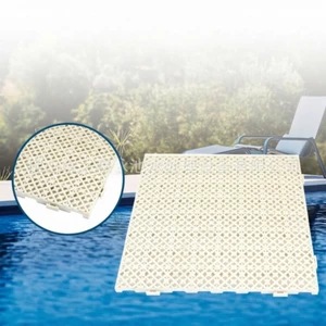 Thảm sàn thoát nước lồng vào nhau Thảm trải sàn lồng vào nhau bằng lưới mở có lỗ thoát nước chống thấm nước lâu trôi cho bể bơi