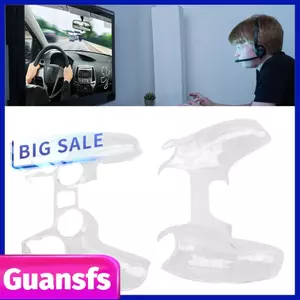 Guansfs Vỏ bảo vệ tay cầm chơi game cho PS 5 Thiết kế nắp đầy đủ trong suốt Mở chính xác Bộ điều khiển trò chơi cầm tay PC Nhựa cứng