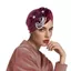 SHUPUN Đính Hạt Mũ Turban, Ngọc Trai Thoáng Khí Đính Hạt Đầu Hoa Quấn, Hợp Thời Trang Nhẹ Co Giãn Mũ Bonnet Nữ