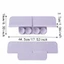 THEGIRL8B Silicone Sink Splash Guard, Bảng chặn nước đế cốc hút có thể gập lại, Dễ dàng làm sạch không gian chống nước Tiết kiệm không gian Chống nước Gấp chặn nước Sử dụng nhà bếp