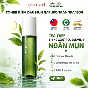 Toner Kiềm Dầu Mụn Naruko Tea Tree Shine Control and Blemish Clear Toner 150 ml