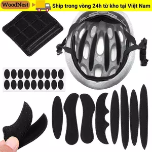 GỖ 27 Cái / bộ Mũ Bảo Hiểm Bên Trong Bộ Đệm Xe Máy Xe Đạp Kín Bọt Biển Thay Thế