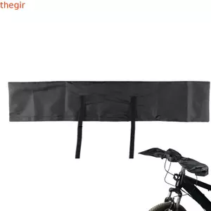 THEGIRL8B Bảo vệ tay lái xe đạp, Vỏ bảo vệ tay lái chống bụi chống nước, Dây đeo đôi đa năng Bảo trì bánh răng màu đen Phụ kiện đi xe đạp