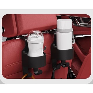 Móc treo cốc ô tô Giá đựng lưu trữ cốc nước điện thoại đa năng trên ô tô chất liệu nhựa ABS kèm móc treo