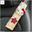 Vỏ dây an toàn ô tô Cartoon Kitty - Miếng đệm vai bảo vệ chống rối cho nội thất ô tô