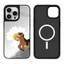 Ốp điện thoại gương ngựa nâu hoạt hình từ tính cho IPhone 17 Pro Max 17Air 15 14 13 12 11 16 Plus Vỏ bảo vệ chống sốc