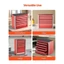 Hộp đựng dụng cụ DONOVANQQ, Hộp đựng dụng cụ cầm tay chống sốc, Hộp đựng đồ trang sức đa chức năng cầm tay bảo vệ bền bỉ