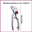 Kìm bơm 4 Inch Thép Carbon có rãnh nhanh có thể điều chỉnh Kìm ống nước tay cho không gian bó sát Hệ thống nước đai ốc shopidaevn