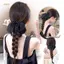 PNPIA- Nữ Tổng Hợp Tóc Giả Chấm Nơ Đuôi Ngựa Vuốt Tóc Giả Bím Tóc Đuôi Ngựa Thấp Bím Tóc Phần Mở Rộng Tóc Phụ Kiện Tóc Tóc Tóc Tóc Giả Đuôi Ngựa