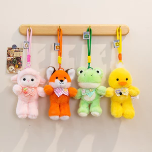 Động Vật Nhỏ Series Cọ Bé Búp Bê Dễ Thương Gấu Trúc Nhỏ Chim Cánh Cụt Mặt Dây Chuyền Sang Trọng Túi Búp Bê Mặt Dây Chuyền 6.24 8QNL