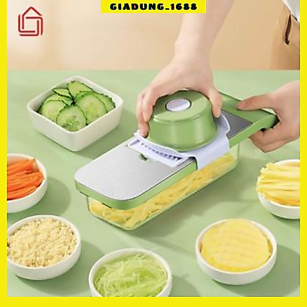 Bộ nạo rau củ quả 5 lưỡi dao, INOX 304 không gỉ -  đồ bào rau củ đa năng cao cấp (   hot)