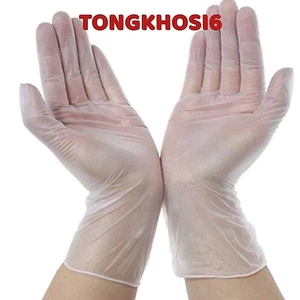 Hộp 100 Cái Găng Tay Dùng 1 Lần Làm Bếp Nấu Ăn Vệ Sinh Siêu Dai Siêu Bền