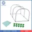 Nhà kính Mini có phim Di động Nhà vườn Vỏ cây Cấu trúc ngoài trời nhỏ cho sân hiên ban công Sân sau